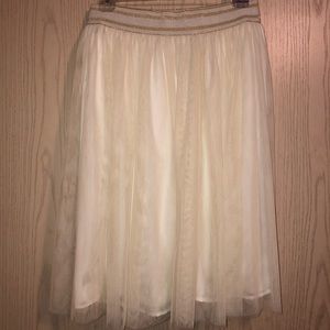 HeartSoul Ivory Tulle Skirt